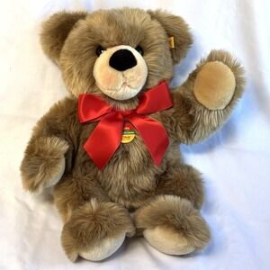 Steiff Bobby Teddy Bear 16" Cosy Friends Germany Ear Tag Soft Plush Toy $128